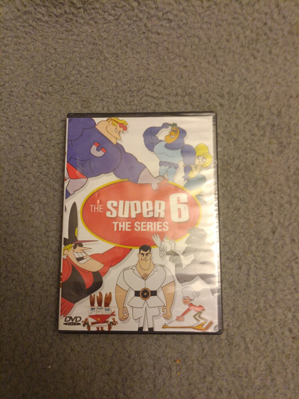 The Super 6 The Series DVD Cartoon Animation Good Condition